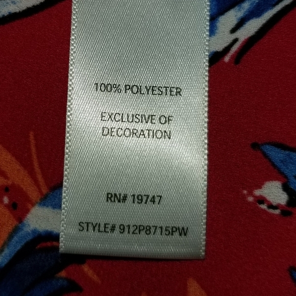 The Pioneer Woman Floral Print Polyester Blouse Label Reads XXL - Picture 7 of 13